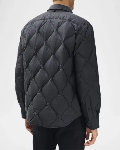Rag & Bone Men 's Dane Quilted Shirt Jacket | Thumbnail 2 Rag & Bone Men 's Dane Quilted Shirt Jacket | Thumbnail 2