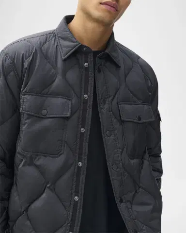 Rag & Bone Men 's Dane Quilted Shirt Jacket | Thumbnail 4 Rag & Bone Men 's Dane Quilted Shirt Jacket | Thumbnail 4