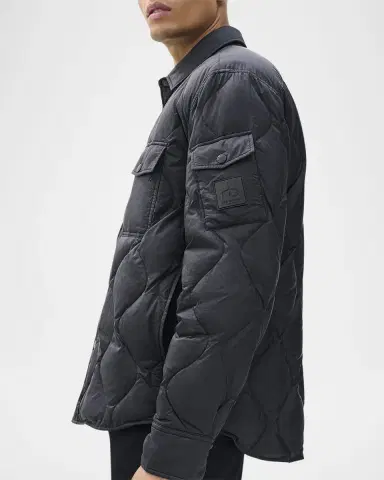 Rag & Bone Men 's Dane Quilted Shirt Jacket | Thumbnail 5 Rag & Bone Men 's Dane Quilted Shirt Jacket | Thumbnail 5