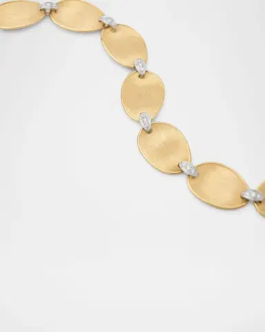 Marco Bicego 18K Gold Lunaria Bracelet with Diamond Accents | Thumbnail 2 Marco Bicego 18K Gold Lunaria Bracelet with Diamond Accents | Thumbnail 2