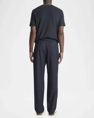 Vince Men's Louie Pull-On Wool Twill Pants | Thumbnail 3 Vince Men's Louie Pull-On Wool Twill Pants | Thumbnail 3