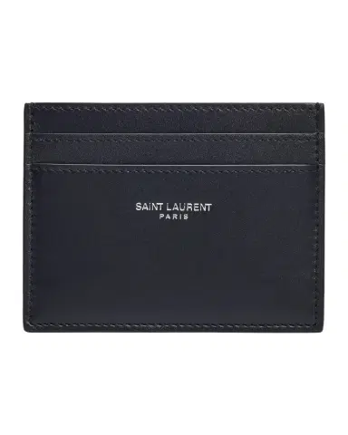 Saint Laurent Men's Card Case in Smooth Leather | Thumbnail 1 Saint Laurent Men's Card Case in Smooth Leather | Thumbnail 1