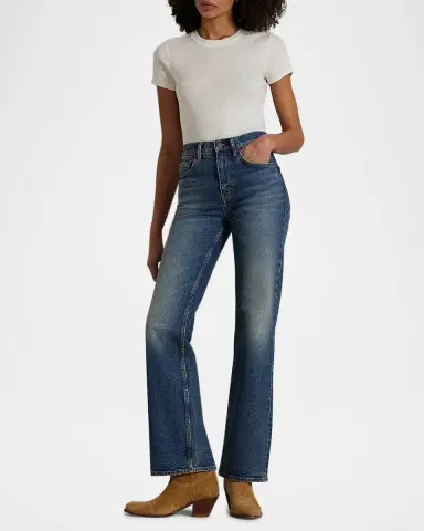 Polo Ralph Lauren Mid-Rise Bootcut Denim Jeans | Thumbnail 2 Polo Ralph Lauren Mid-Rise Bootcut Denim Jeans | Thumbnail 2