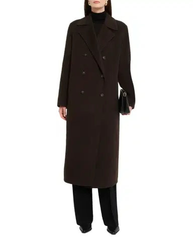 Vince Cashmere-Blend Double-Breasted Coat | Thumbnail 1 Vince Cashmere-Blend Double-Breasted Coat | Thumbnail 1