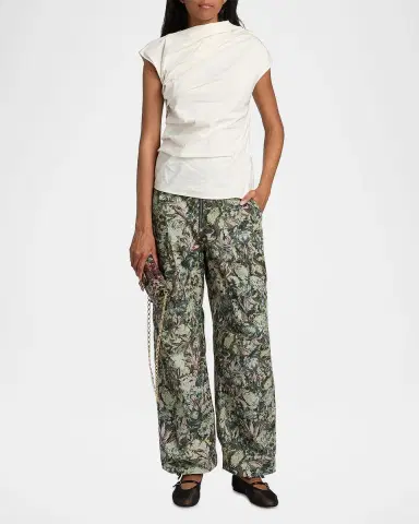 Ganni Tapestry Twill Cargo Pants | Thumbnail 2 Ganni Tapestry Twill Cargo Pants | Thumbnail 2