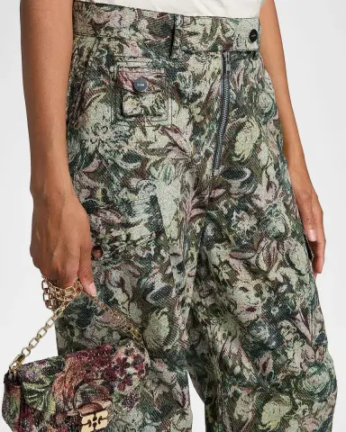 Ganni Tapestry Twill Cargo Pants | Thumbnail 7 Ganni Tapestry Twill Cargo Pants | Thumbnail 7