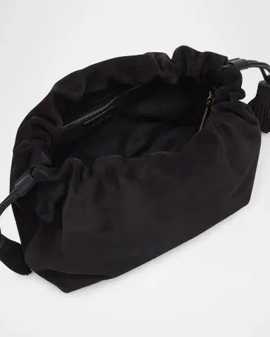 Veronica Beard Stash Suede Shoulder Bag | Thumbnail 4 Veronica Beard Stash Suede Shoulder Bag | Thumbnail 4