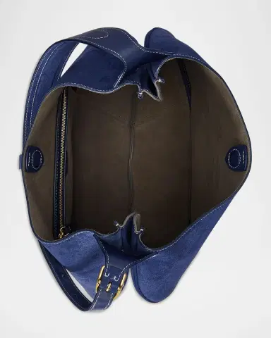 Polo Ralph Lauren Polo ID Suede Medium Shoulder Bag | Thumbnail 2 Polo Ralph Lauren Polo ID Suede Medium Shoulder Bag | Thumbnail 2