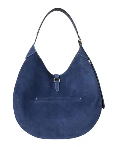 Polo Ralph Lauren Polo ID Suede Medium Shoulder Bag | Thumbnail 1 Polo Ralph Lauren Polo ID Suede Medium Shoulder Bag | Thumbnail 1