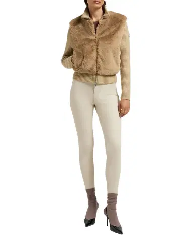 Moose Knuckles Dua Bunny Faux Fur Sweater Jacket | Thumbnail 1 Moose Knuckles Dua Bunny Faux Fur Sweater Jacket | Thumbnail 1