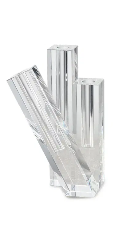 Tizo Design Crystal Glass Triple Bud Vase | Thumbnail 1 Tizo Design Crystal Glass Triple Bud Vase | Thumbnail 1