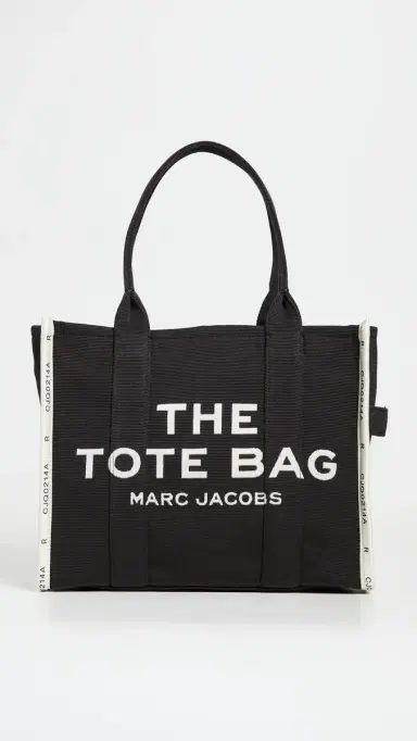 Marc Jacobs The Jacquard Large Tote Bag Black One Size | Thumbnail 2 Marc Jacobs The Jacquard Large Tote Bag Black One Size | Thumbnail 2