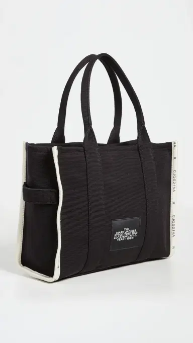 Marc Jacobs The Jacquard Large Tote Bag Black One Size | Thumbnail 4 Marc Jacobs The Jacquard Large Tote Bag Black One Size | Thumbnail 4
