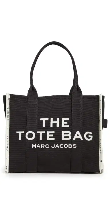 Marc Jacobs The Jacquard Large Tote Bag Black One Size | Thumbnail 1 Marc Jacobs The Jacquard Large Tote Bag Black One Size | Thumbnail 1