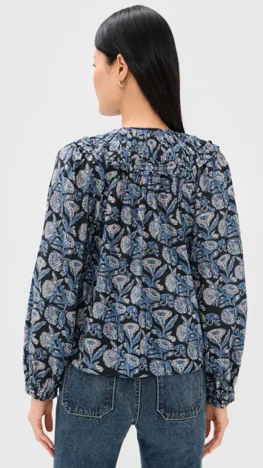Ulla Johnson Florelle Long Sleeve Cotton Blouse | Thumbnail 3 Ulla Johnson Florelle Long Sleeve Cotton Blouse | Thumbnail 3