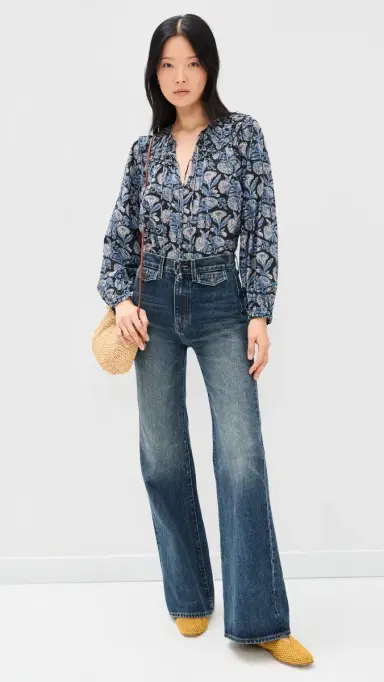 Ulla Johnson Florelle Long Sleeve Cotton Blouse | Thumbnail 5 Ulla Johnson Florelle Long Sleeve Cotton Blouse | Thumbnail 5