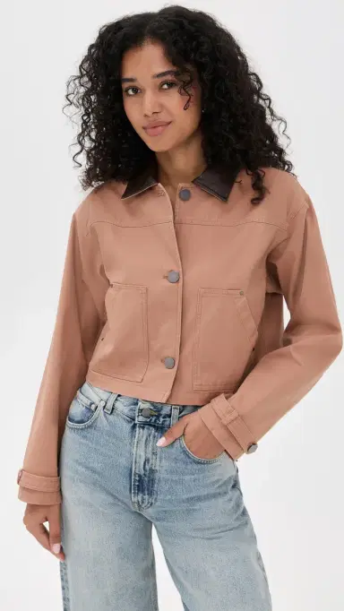 LE BOP Harriet Cropped Jacket ocha | Thumbnail 2 LE BOP Harriet Cropped Jacket ocha | Thumbnail 2