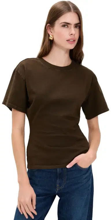 EB Denim Eero Tee Saddle | Thumbnail 1 EB Denim Eero Tee Saddle | Thumbnail 1