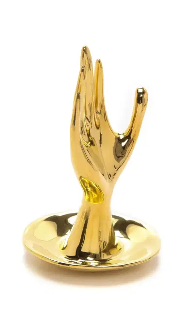 Jonathan Adler Hand Ring Holder Brass One Size | Thumbnail 2 Jonathan Adler Hand Ring Holder Brass One Size | Thumbnail 2