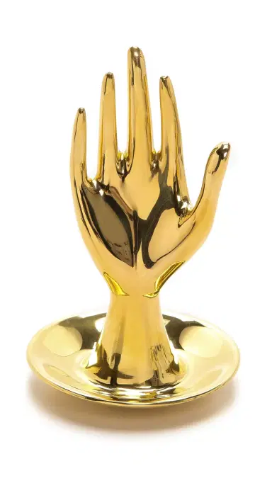 Jonathan Adler Hand Ring Holder Brass One Size | Thumbnail 1 Jonathan Adler Hand Ring Holder Brass One Size | Thumbnail 1