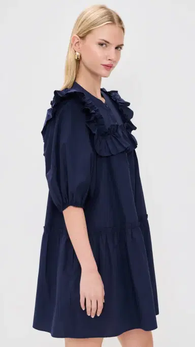 Cleobella Tatiana Mini Dress Peacoat | Thumbnail 4 Cleobella Tatiana Mini Dress Peacoat | Thumbnail 4