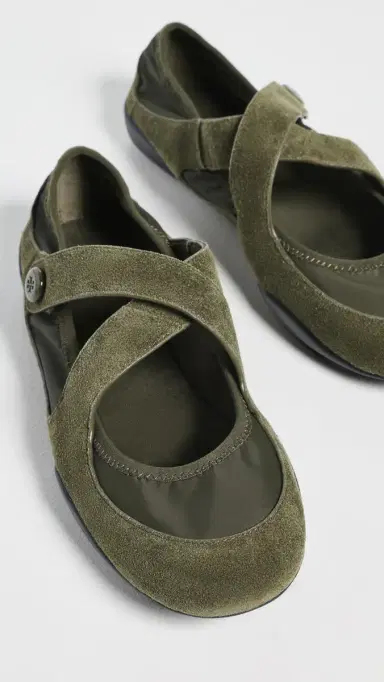 Tory Burch Romy Sport Mary Janes Dark Ivy 6 | Thumbnail 5 Tory Burch Romy Sport Mary Janes Dark Ivy 6 | Thumbnail 5