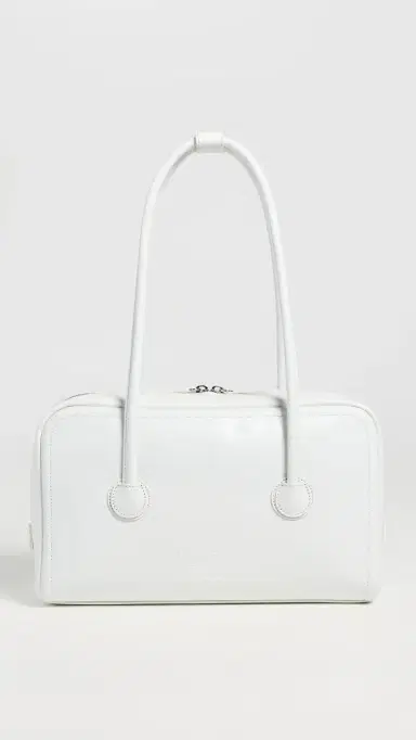 MARGESHERWOOD Soft Boston Bag White Crinkle One Size | Thumbnail 2 MARGESHERWOOD Soft Boston Bag White Crinkle One Size | Thumbnail 2