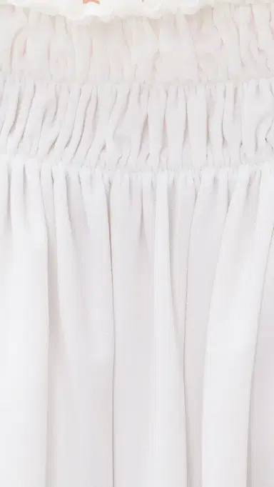 Norma Kamali Peasant Bodysuit now White | Thumbnail 6 Norma Kamali Peasant Bodysuit now White | Thumbnail 6