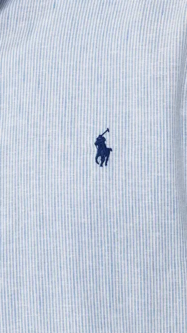 Polo Ralph Lauren triped Linen Shirt Cabana Blue White | Thumbnail 6 Polo Ralph Lauren triped Linen Shirt Cabana Blue White | Thumbnail 6