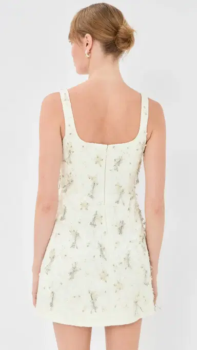 SIMKHAI Viva Sleeveless Mini Dress White | Thumbnail 3 SIMKHAI Viva Sleeveless Mini Dress White | Thumbnail 3