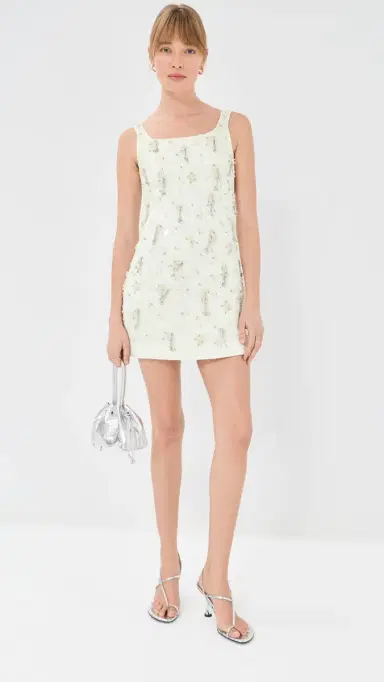 SIMKHAI Viva Sleeveless Mini Dress White | Thumbnail 5 SIMKHAI Viva Sleeveless Mini Dress White | Thumbnail 5