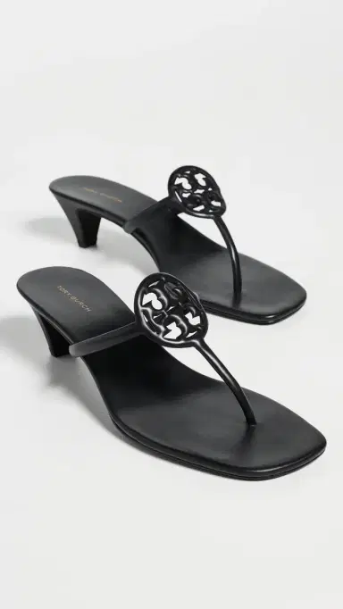 Tory Burch Miller Capri Kitten Heels Perfect Black / Perfect Black | Thumbnail 5 Tory Burch Miller Capri Kitten Heels Perfect Black / Perfect Black | Thumbnail 5