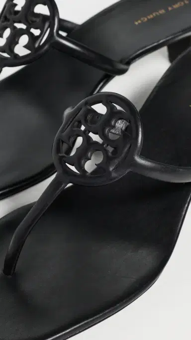 Tory Burch Miller Capri Kitten Heels Perfect Black / Perfect Black | Thumbnail 6 Tory Burch Miller Capri Kitten Heels Perfect Black / Perfect Black | Thumbnail 6