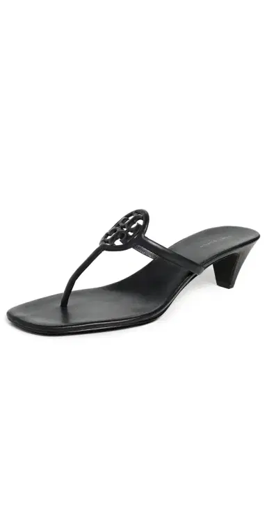 Tory Burch Miller Capri Kitten Heels Perfect Black / Perfect Black | Thumbnail 1 Tory Burch Miller Capri Kitten Heels Perfect Black / Perfect Black | Thumbnail 1