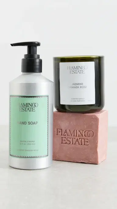 Flamingo Estate Jasmine & Rose Bath Set | Thumbnail 4 Flamingo Estate Jasmine & Rose Bath Set | Thumbnail 4