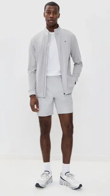 Redvanly Byron Tennis Shorts 7 Glacier Grey | Thumbnail 5 Redvanly Byron Tennis Shorts 7 Glacier Grey | Thumbnail 5