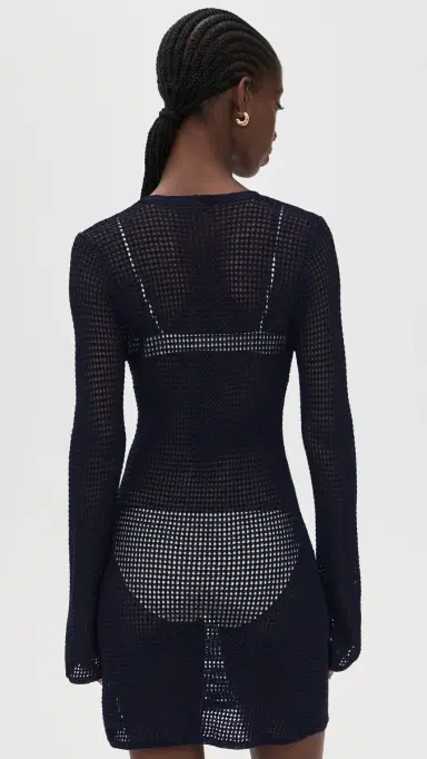 GOOD AMERICAN Crochet Coverup Mini Dress | Thumbnail 3 GOOD AMERICAN Crochet Coverup Mini Dress | Thumbnail 3