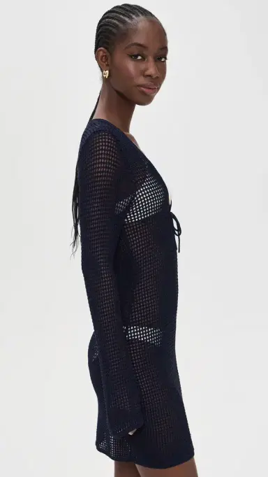 GOOD AMERICAN Crochet Coverup Mini Dress | Thumbnail 4 GOOD AMERICAN Crochet Coverup Mini Dress | Thumbnail 4