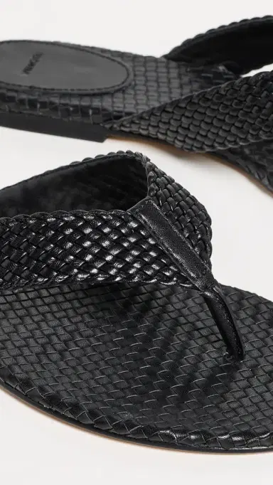 Vince Lotus Sandals Black | Thumbnail 6 Vince Lotus Sandals Black | Thumbnail 6