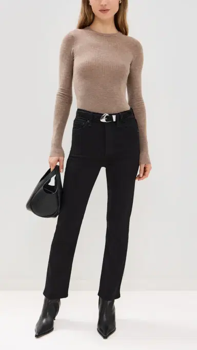 rag & bone Flexi Wren High Rise Ankle Slim Jeans Black 29 | Thumbnail 5 rag & bone Flexi Wren High Rise Ankle Slim Jeans Black 29 | Thumbnail 5