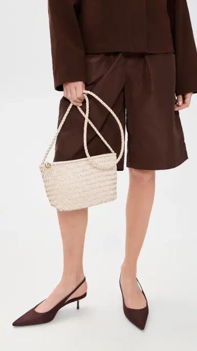 Madewell The Woven Crossbody Bag Vintage Muslin One Size | Thumbnail 3 Madewell The Woven Crossbody Bag Vintage Muslin One Size | Thumbnail 3