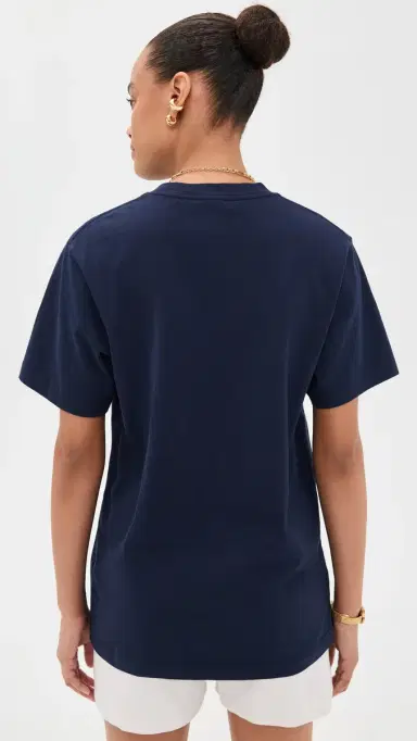 Sporty & Rich Yale Classic T-Shirt Dark Navy | Thumbnail 3 Sporty & Rich Yale Classic T-Shirt Dark Navy | Thumbnail 3