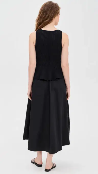 La Ligne Peplum Combo Dress Black S | Thumbnail 3 La Ligne Peplum Combo Dress Black S | Thumbnail 3