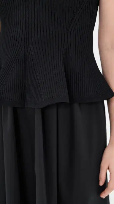 La Ligne Peplum Combo Dress Black S | Thumbnail 6 La Ligne Peplum Combo Dress Black S | Thumbnail 6