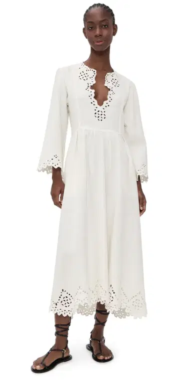 ISABEL MARANT ÉTOILE Tianny Dress White 38 | Thumbnail 1 ISABEL MARANT ÉTOILE Tianny Dress White 38 | Thumbnail 1