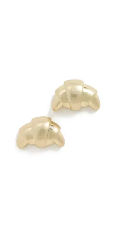 Clare V. Clare V. Croissant Studs Vintage Gold One Size | Thumbnail 1 Clare V. Clare V. Croissant Studs Vintage Gold One Size | Thumbnail 1
