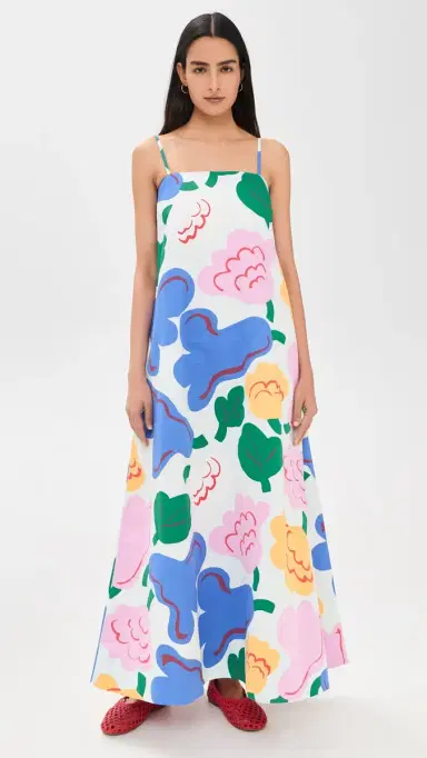 Marimekko Huvittaa Kukasta Kukkaan Dress Multi Flower 40 | Thumbnail 2 Marimekko Huvittaa Kukasta Kukkaan Dress Multi Flower 40 | Thumbnail 2