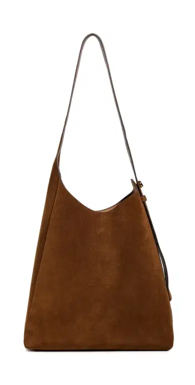 Tory Burch Suede Hobo Bag Caramel One Size | Thumbnail 1 Tory Burch Suede Hobo Bag Caramel One Size | Thumbnail 1