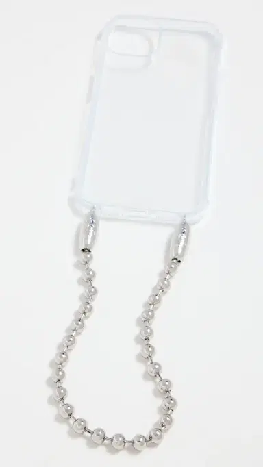 ossa Ballchain Mini Wristlet Rhodium One Size | Thumbnail 2 ossa Ballchain Mini Wristlet Rhodium One Size | Thumbnail 2
