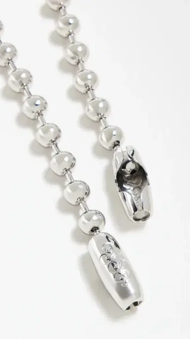 ossa Ballchain Mini Wristlet Rhodium One Size | Thumbnail 5 ossa Ballchain Mini Wristlet Rhodium One Size | Thumbnail 5